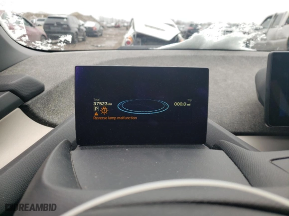 2018 BMW i3 with VIN WBY7Z4C52JVC34701, listed as a Copart auction lot 37128813 with 37,523 mi miles. Bid and sale history available at carsss.com. Image 9.