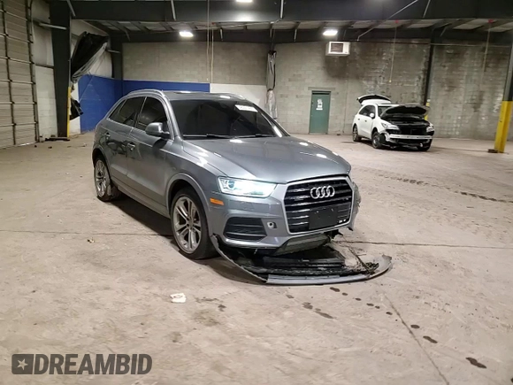 2016 Audi Q3 Premium Plus with VIN WA1EFCFS9GR001808, listed as a Copart auction lot 48001405 with 20,218 mi miles and Salvage Title. Bid and sale history available at carsss.com. Image 15.
