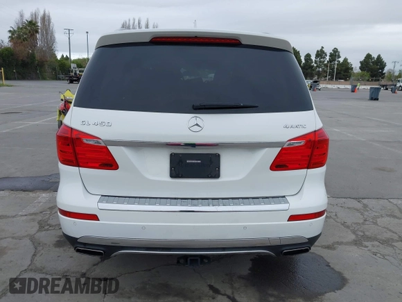 2016 Mercedes-Benz GL with VIN 4JGDF6EE9GA676180, listed as a IAAI auction lot 41976350 with 95,348 mi miles. Bid and sale history available at carsss.com. Image 17.