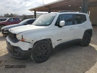 2017 Jeep Renegade Latitude with VIN ZACCJABB7HPE67713, listed as a Copart auction lot 47570515 with 92,053 mi miles and Salvage Title. Bid and sale history available at carsss.com. Image 1.