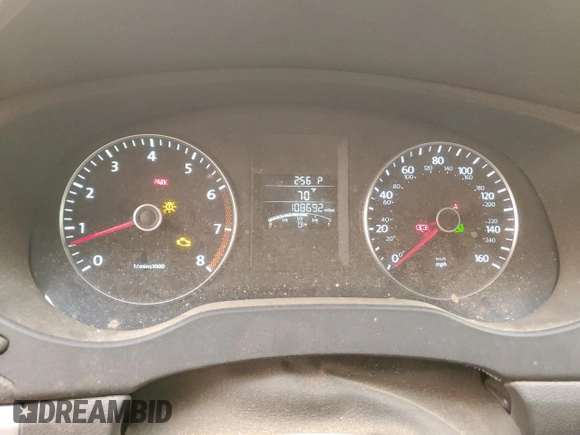 2013 Volkswagen Jetta SE with VIN 3VWDP7AJ4DM356500, listed as a Copart auction lot 49460685 with 108,692 mi miles and Salvage title. Bid and sale history available at DreamBid. Image 9.