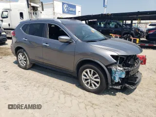 2017 Nissan Rogue S with VIN KNMAT2MV9HP592739, listed as a Copart auction lot 59557825 with 216,268 mi miles and Salvage title. Bid and sale history available at DreamBid. Image 4.