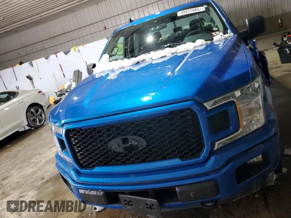 2020 Ford F-150 XL with VIN 1FTEW1EP3LFB83329, listed as a Copart auction lot 45917085 with 101,300 mi miles and Salvage Title. Bid and sale history available at DreamBid. Image 5.