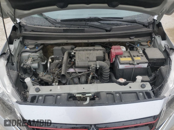 2023 Mitsubishi Mirage Black Edition with VIN ML32AWHJ7PH006897, listed as a Copart auction lot 48814125 with 25,132 mi miles and Salvage title. Bid and sale history available at DreamBid. Image 11.