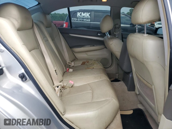 2008 Infiniti G35 Journey with VIN JNKBV61E78M207432, listed as a Copart auction lot 55202535 with 149,642 mi miles and Salvage Title. Bid and sale history available at DreamBid. Image 10.