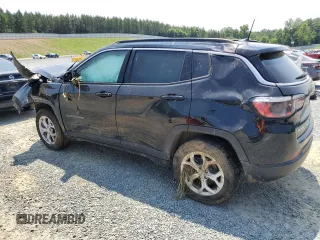 2024 Jeep Compass Latitude с VIN 3C4NJDBNXRT106913, выставлен на аукционе Copart как лот 59372845 с пробегом Не указан миль и Списание • Salvage title. История ставок и продаж доступна на DreamBid. Изображение 2.