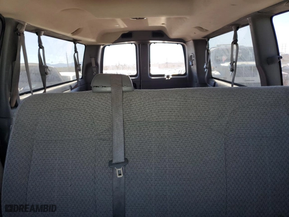 2013 Chevrolet Express Passenger 1LT with VIN 1GAZG1FA0D1152121, listed as a Copart auction lot 88214305 with 61,070 mi miles and Salvage Title. Bid and sale history available at carsss.com. Image 10.