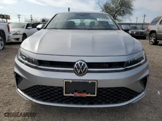2025 Volkswagen Jetta SE with VIN 3VWEX7BU7SM031155, listed as a Copart auction lot 47202095 with 110 mi miles and Salvage Title. Bid and sale history available at carsss.com. Image 5.
