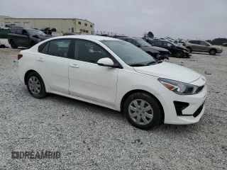 2021 Kia Rio LX with VIN 3KPA24AD3ME392203, listed as a Copart auction lot 43465235 with 33,959 mi miles and Salvage Title. Bid and sale history available at carsss.com. Image 4.