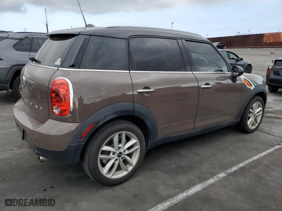 2013 MINI Cooper Countryman with VIN WMWZB3C54DWM09404, listed as a Copart auction lot 54568195 with 126,772 mi miles and Clean Title. Bid and sale history available at carsss.com. Image 3.