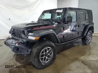 2025 Jeep Wrangler Rubicon with VIN 1C4PJXFN3SW572610, listed as a Copart auction lot 58406955 with 1,462 mi miles and Clean title. Bid and sale history available at DreamBid. Image 1.