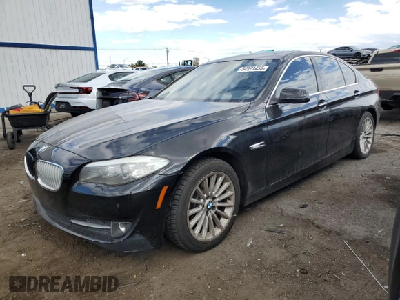 2011 BMW 5 Series 535i z VIN WBAFR7C51BC804161, wystawiony jako Copart lot #54971455 z przebiegiem 194 807 mil mil oraz Tytuł czysty. Historia ofert i sprzedaży dostępna na DreamBid. Obrazek 1.