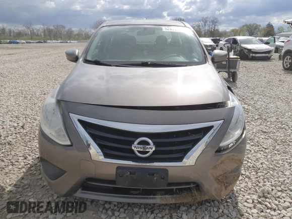 2015 Nissan Versa SV with VIN 3N1CN7AP8FL801258, listed as a Copart auction lot 52876905 with 89,724 mi miles and Salvage Title. Bid and sale history available at carsss.com. Image 5.