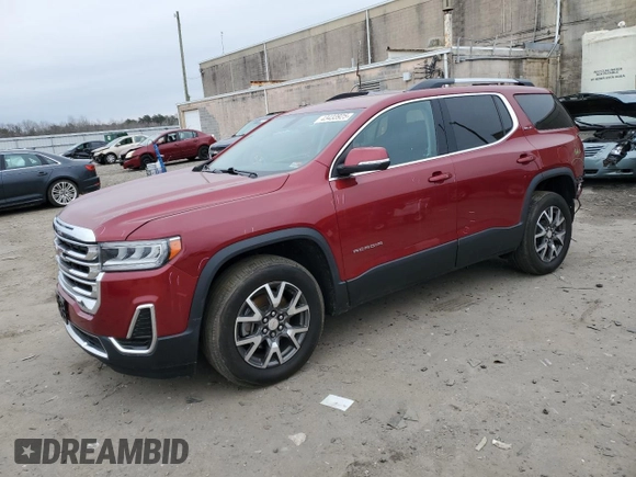 2020 GMC Acadia SLE with VIN 1GKKNKLS8LZ154690, listed as a Copart auction lot 43433925 with 67,447 mi miles and Salvage Title. Bid and sale history available at DreamBid. Image 1.