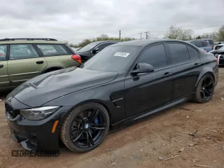 2018 BMW M3 with VIN WBS8M9C55J5J78860, listed as a Copart auction lot 51233634 with 20,728 mi miles. Bid and sale history available at carsss.com. Image 1.