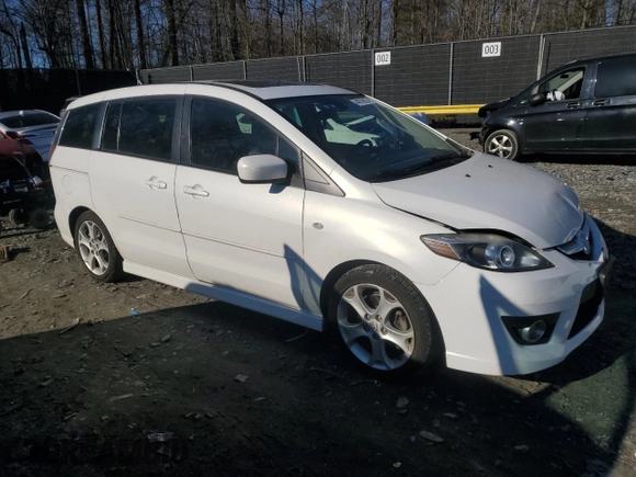 2008 Mazda 5 Sport with VIN JM1CR293080318627, listed as a Copart auction lot 44079855 with 55,895 mi miles and Salvage Title. Bid and sale history available at carsss.com. Image 4.