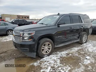 2015 Chevrolet Tahoe LT z VIN 1GNSKBKC0FR579914, wystawiony jako Copart lot #82035094 z przebiegiem 150 583 mil mil oraz Szkoda całkowita • Salvage title. Historia ofert i sprzedaży dostępna na DreamBid. Obrazek 1.