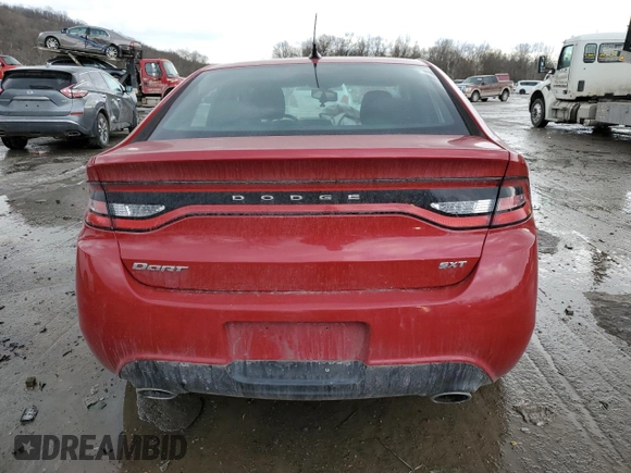 2013 Dodge Dart SXT with VIN 1C3CDFBA5DD296100, listed as a Copart auction lot 42761025 with 112,118 mi miles and Salvage Title. Bid and sale history available at DreamBid. Image 6.