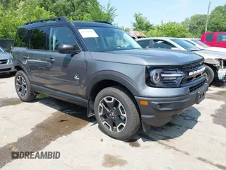 2024 Ford Bronco Sport Outer Banks with VIN 3FMCR9C65RRF36958, listed as a IAAI auction lot 42364681 with 9,000 mi miles and . Bid and sale history available at DreamBid. Image 1.