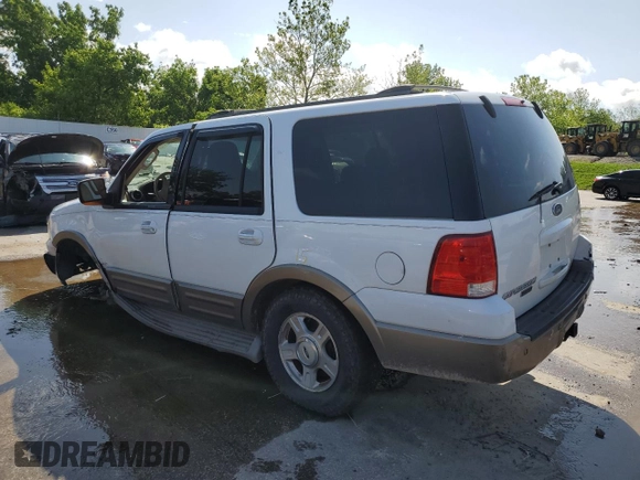 2003 Ford Expedition Eddie Bauer with VIN 1FMFU18L63LC56841, listed as a Copart auction lot 57602345 with Not provided miles and Salvage title. Bid and sale history available at DreamBid. Image 2.