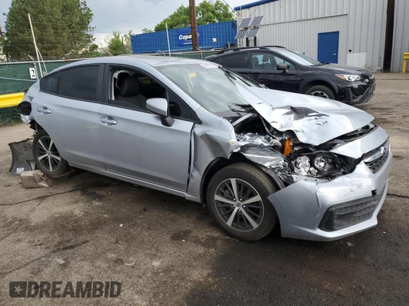 2022 Subaru Impreza Premium with VIN 4S3GKAD61N3607317, listed as a Copart auction lot 60470265 with 96,523 mi miles and Non repairable. Bid and sale history available at DreamBid. Image 4.