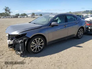2017 Acura TLX V6 w/Technology Pkg with VIN 19UUB2F5XHA004624, listed as a Copart auction lot 58393205 with 57,434 mi miles and Salvage title. Bid and sale history available at DreamBid. Image 1.