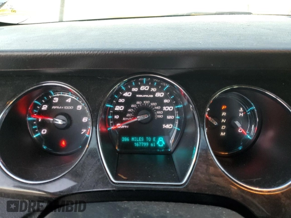 2012 Ford Taurus Limited with VIN 1FAHP2JW8CG143714, listed as a Copart auction lot 81617054 with 167,799 mi miles and Salvage title. Bid and sale history available at DreamBid. Image 9.