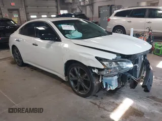 2014 Nissan Maxima 3.5 S with VIN 1N4AA5AP9EC912910, listed as a IAAI auction lot 41095638 with 108,126 mi miles. Bid and sale history available at carsss.com. Image 1.