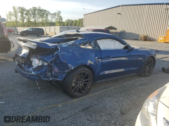 2023 Ford Mustang GT with VIN 1FA6P8CF3P5301871, listed as a Copart auction lot 45412535 with 6,163 mi miles and Salvage Title. Bid and sale history available at DreamBid. Image 3.