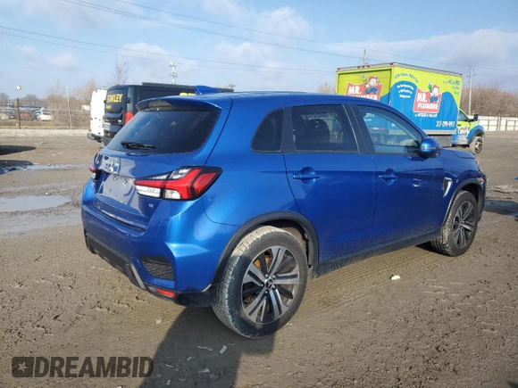 2020 Mitsubishi Outlander Sport SE 2.0 with VIN JA4AP4AU6LU016400, listed as a Copart auction lot 47006445 with 69,793 mi miles and Salvage Title. Bid and sale history available at carsss.com. Image 3.