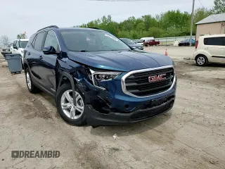 2021 GMC Terrain SLE z VIN 3GKALMEV7ML382158, wystawiony jako Copart lot #55487985 z przebiegiem 55 009 mil mil oraz Szkoda całkowita • Salvage title. Historia ofert i sprzedaży dostępna na DreamBid. Obrazek 13.