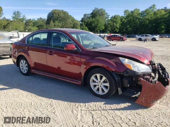 2011 Subaru Legacy Premium with VIN 4S3BMBC69B3227066, listed as a Copart auction lot 56559185 with 57,100 mi miles and Non repairable. Bid and sale history available at DreamBid. Image 4.