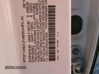 2018 Honda Accord Touring z VIN 1HGCV3F92JA010046, wystawiony jako Copart lot #47990555 z przebiegiem 183 446 mil mil oraz Szkoda całkowita • Salvage title. Historia ofert i sprzedaży dostępna na DreamBid. Obrazek 12.