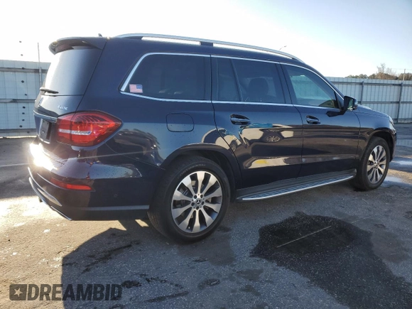 2018 Mercedes-Benz GLS 450 z VIN 4JGDF6EE2JB130578, wystawiony jako Copart lot #48497435 z przebiegiem 183 987 mil mil oraz Czysty tytuł • Clean title. Historia ofert i sprzedaży dostępna na DreamBid. Obrazek 3.