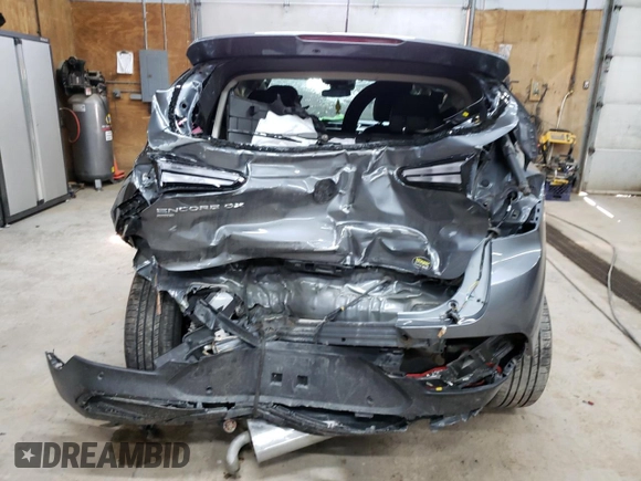 2021 Buick Encore GX Select with VIN KL4MMESL8MB166703, listed as a Copart auction lot 60506065 with 24,037 mi miles and Non repairable. Bid and sale history available at DreamBid. Image 6.