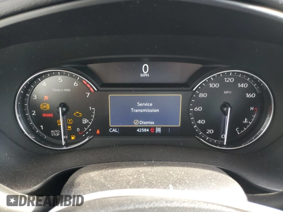 2022 Cadillac XT4 AWD Premium Luxury with VIN 1GYFZDR49NF116972, listed as a Copart auction lot 84223184 with 42,584 mi miles and Salvage Title. Bid and sale history available at carsss.com. Image 9.