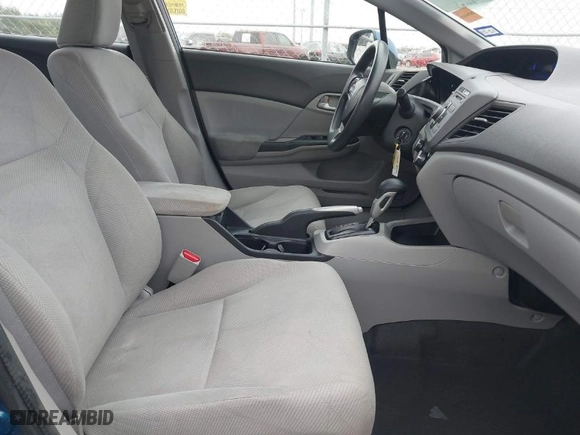 2012 Honda Civic Sdn LX with VIN 2HGFB2F50CH582539, listed as a IAAI auction lot 41296020 with 65,334 mi miles. Bid and sale history available at carsss.com. Image 5.