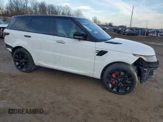 2021 Land Rover Range Rover Sport HST with VIN SALWS2RU8MA752267, listed as a Copart auction lot 80863714 with 35,907 mi miles and Salvage Title. Bid and sale history available at carsss.com. Image 4.