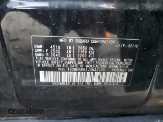 2018 Subaru Legacy z VIN 4S3BNAB63J3033205, wystawiony jako Copart lot #86016894 z przebiegiem 133 940 mil mil oraz Szkoda całkowita • Salvage title. Historia ofert i sprzedaży dostępna na DreamBid. Obrazek 13.