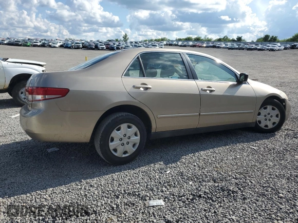 2003 Honda Accord LX with VIN 1HGCM56303A145989, listed as a Copart auction lot 56981815 with 67,652 mi miles and Salvage title. Bid and sale history available at DreamBid. Image 3.