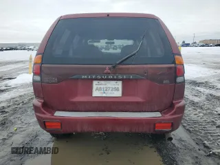 2001 Mitsubishi Montero Sport ES with VIN JA4LS21H81P057122, listed as a Copart auction lot 45893525 with 118,633 mi miles and Salvage Title. Bid and sale history available at carsss.com. Image 6.