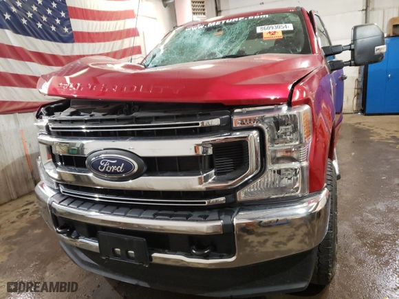 2022 Ford Super Duty F-350 SRW XL with VIN 1FT8W3BN6NED48486, listed as a Copart auction lot 86093054 with 20,279 mi miles and Salvage Title. Bid and sale history available at carsss.com. Image 5.