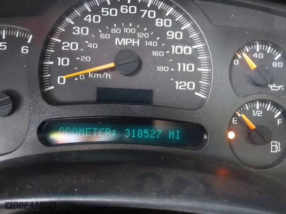 2003 Chevrolet Tahoe LT with VIN 1GNEC13Z33R166971, listed as a IAAI auction lot 41356669 with 318,527 mi miles. Bid and sale history available at carsss.com. Image 6.