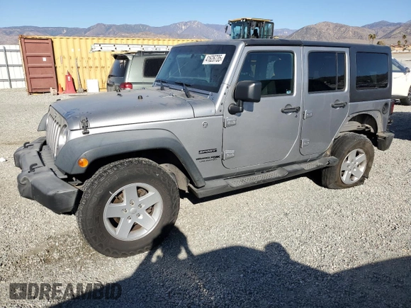 2018 Jeep Wrangler Unlimited Sport S с VIN 1C4HJWDG3JL897731, выставлен на аукционе Copart как лот 41626735 с пробегом 111 857 миль миль и Списание • Salvage title. История ставок и продаж доступна на DreamBid. Изображение 1.