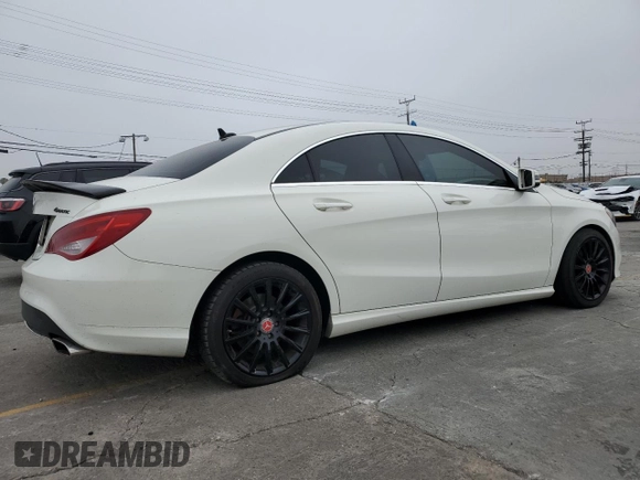 2016 Mercedes-Benz CLA 250 with VIN WDDSJ4GB3GN359737, listed as a Copart auction lot 59172405 with 201,220 mi miles and Salvage title. Bid and sale history available at DreamBid. Image 3.