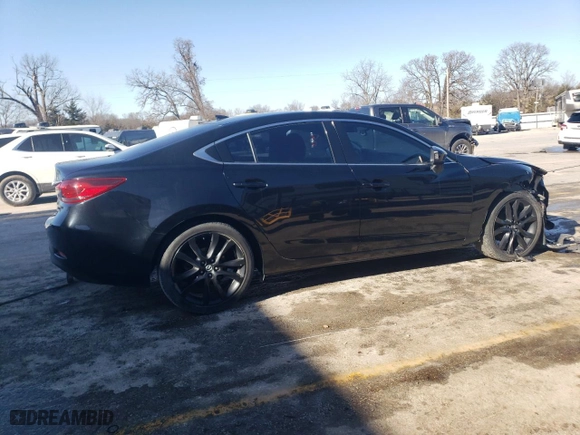 2015 Mazda Mazda6 i Touring with VIN JM1GJ1V56F1208778, listed as a Copart auction lot 46802515 with NaN miles and Salvage Title. Bid and sale history available at carsss.com. Image 3.