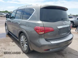 2015 Infiniti QX80 with VIN JN8AZ2NF4F9572054, listed as a IAAI auction lot 42369177 with 149,971 mi miles and . Bid and sale history available at DreamBid. Image 3.