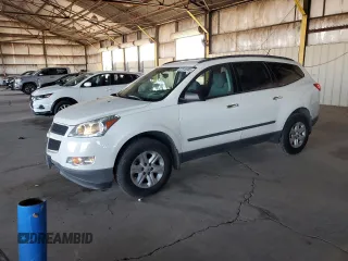 2012 Chevrolet Traverse LS z VIN 1GNKREED0CJ290124, wystawiony jako Copart lot #57618905 z przebiegiem 67 628 mil mil oraz Szkoda całkowita • Salvage title. Historia ofert i sprzedaży dostępna na DreamBid. Obrazek 1.