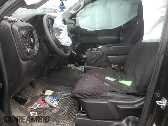 2024 Chevrolet Silverado 1500 Work Truck with VIN 1GCRDAEK0RZ198633, listed as a Copart auction lot 43549725 with Not Provided miles and Non Repairable. Bid and sale history available at DreamBid. Image 7.