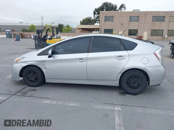 2011 Toyota Prius I with VIN JTDKN3DU7B0323019, listed as a IAAI auction lot 42009507 with 282,412 mi miles. Bid and sale history available at carsss.com. Image 14.